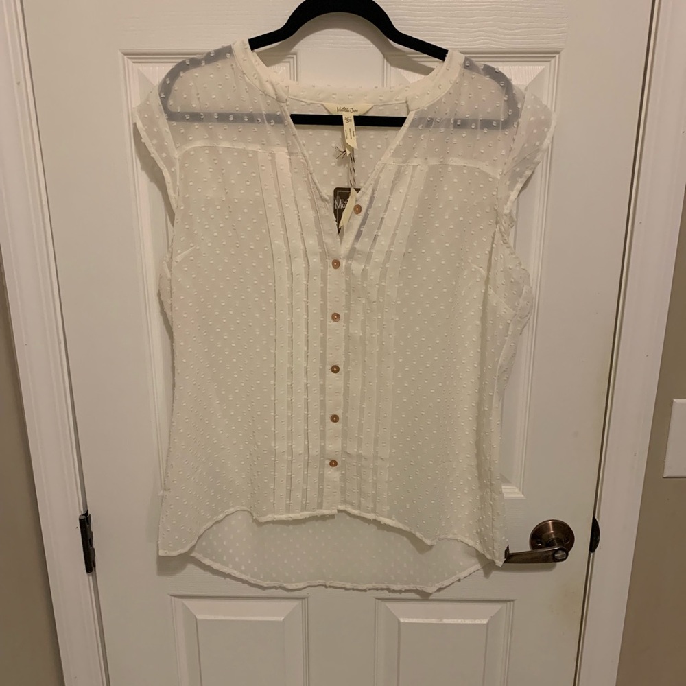 Matilda Jane cream top NWT